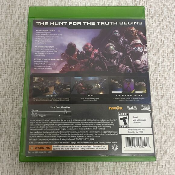 Halo 5 Guardians Video Game for Microsoft Xbox One - Picture 2 of 3
